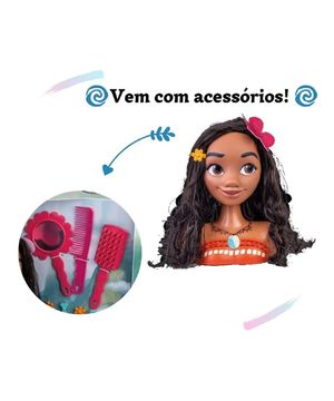 Busto Moana Com Acessórios Disney Princes 2599