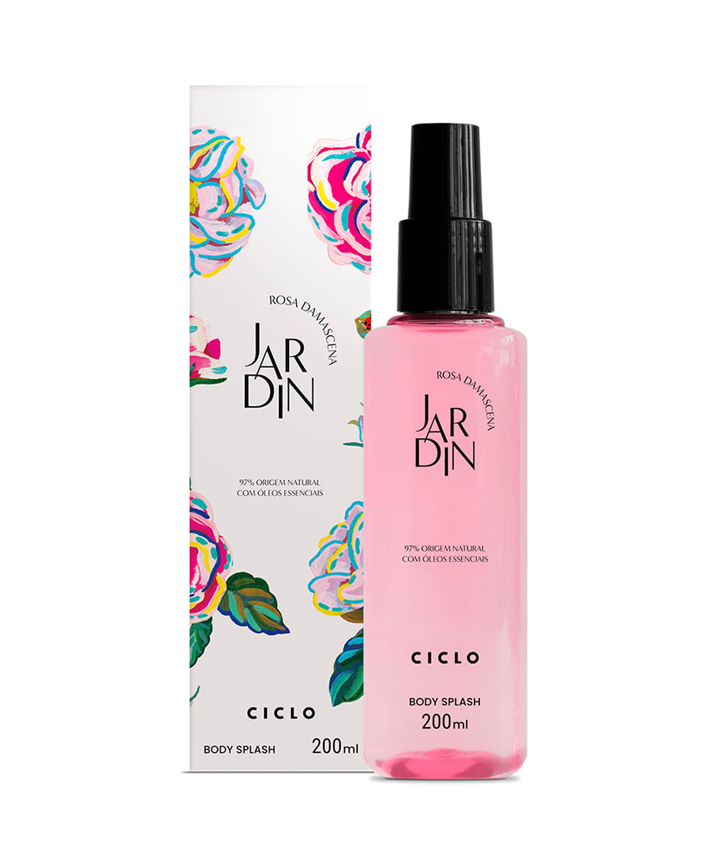 body splash ciclo jardin rosa damascena 200ml