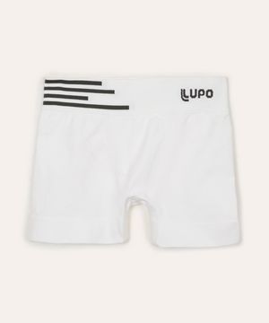 cueca boxer infantil lupo branca