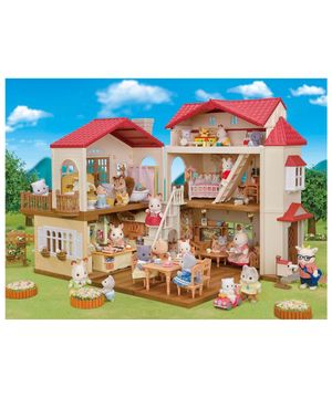 Casa De Telhado Vermelho Sótão Secreto Sylvanian Families 5708