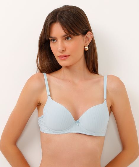 kit de 2 sutiãs meia taça com bojo colorido