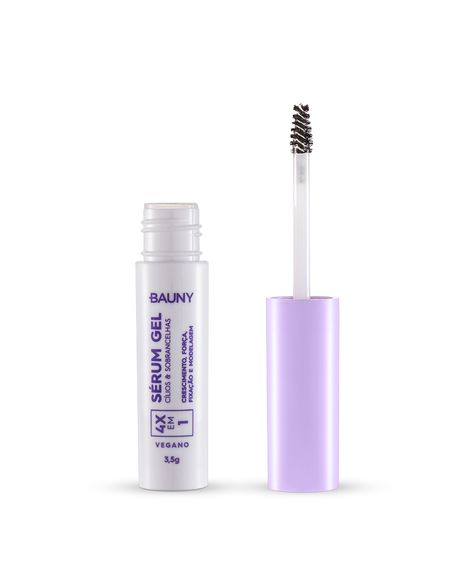 sérum gel bauny 4 em 1 cílios e sobrancelhas 3,5g