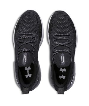 Kit 1 Tênis de Corrida Masculino Under Armour Charged Quicker e 3 pares de Meia cano alto Preto