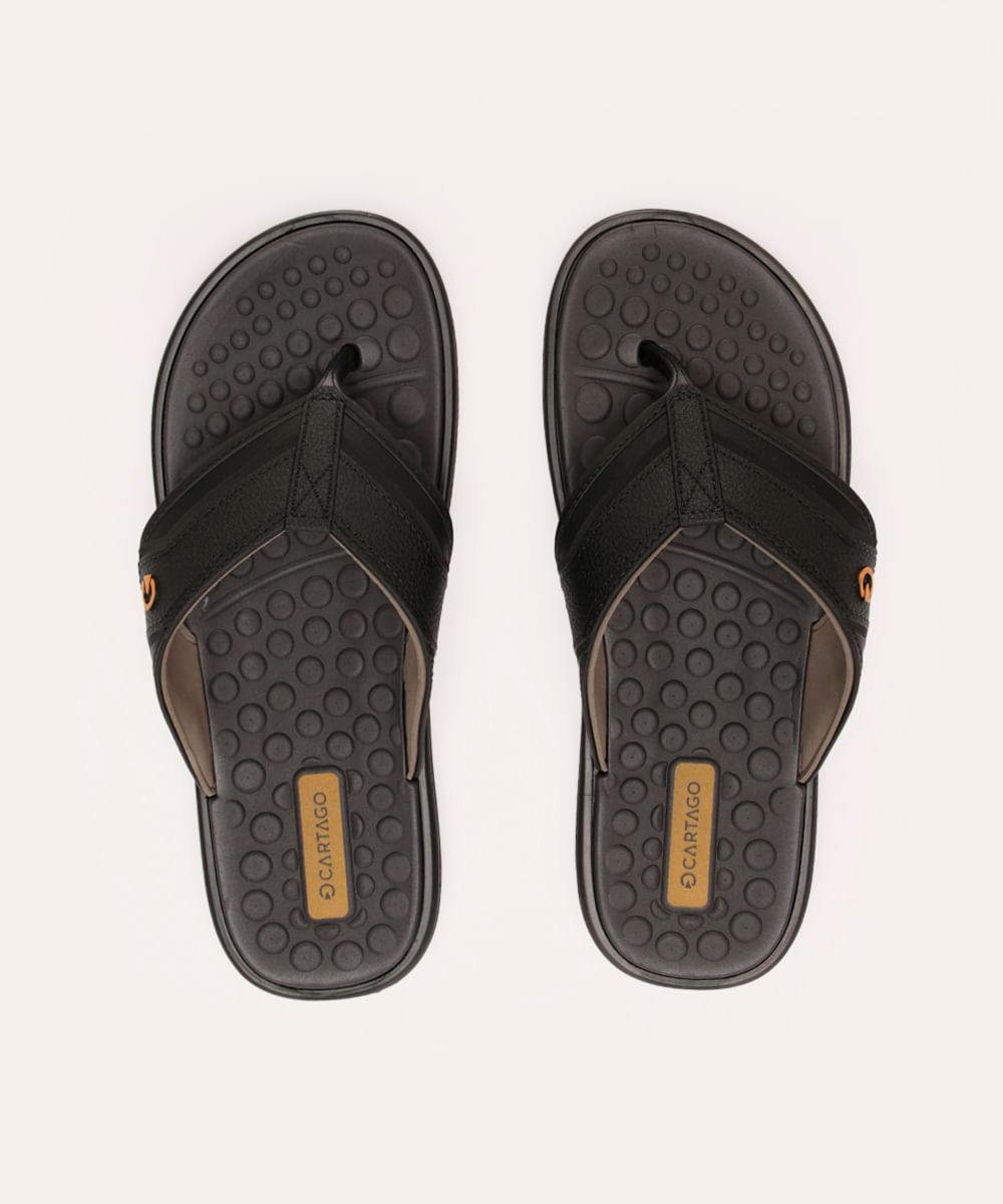 chinelo de dedo veneto cartago preto