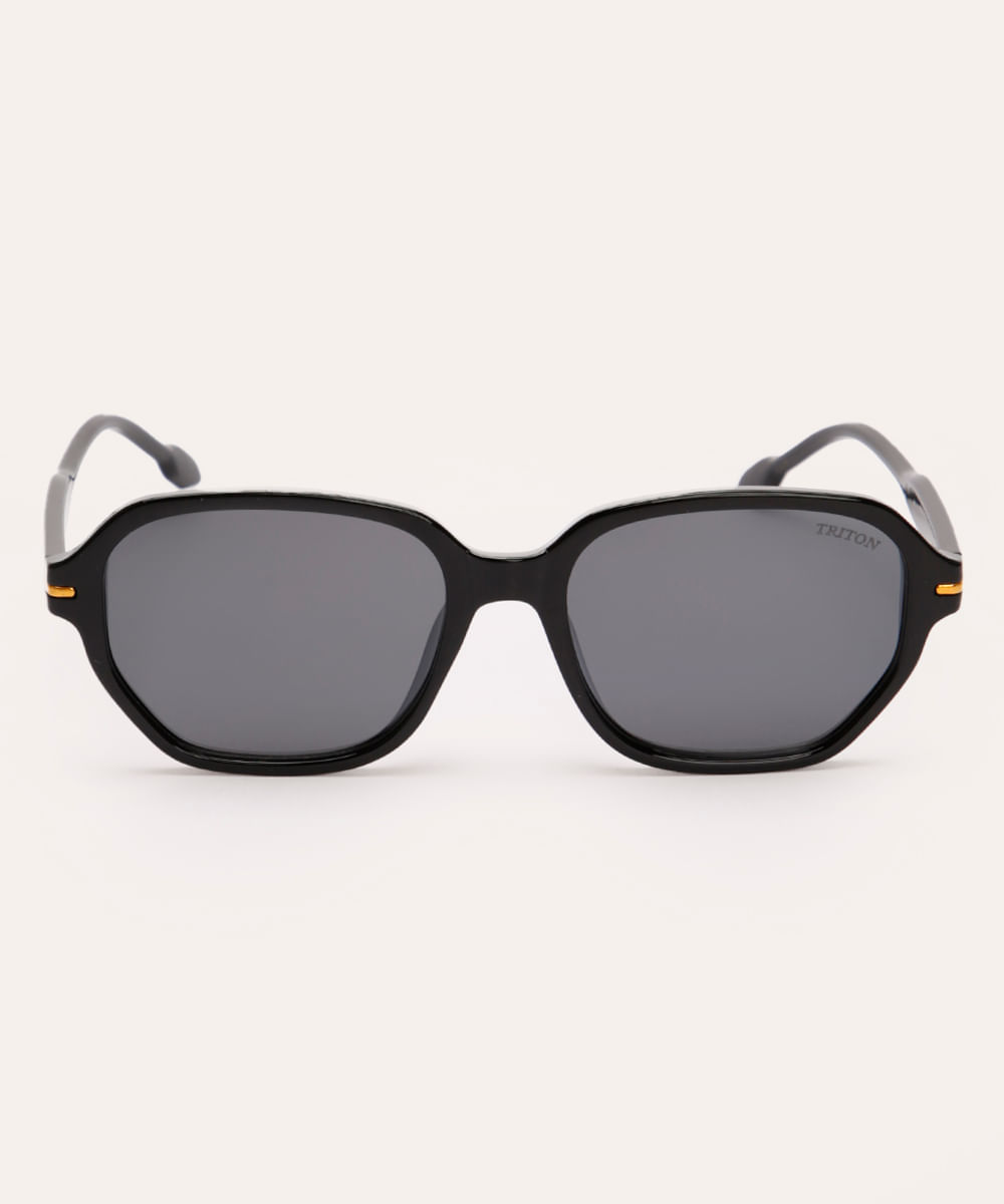 óculos de sol oval triton preto