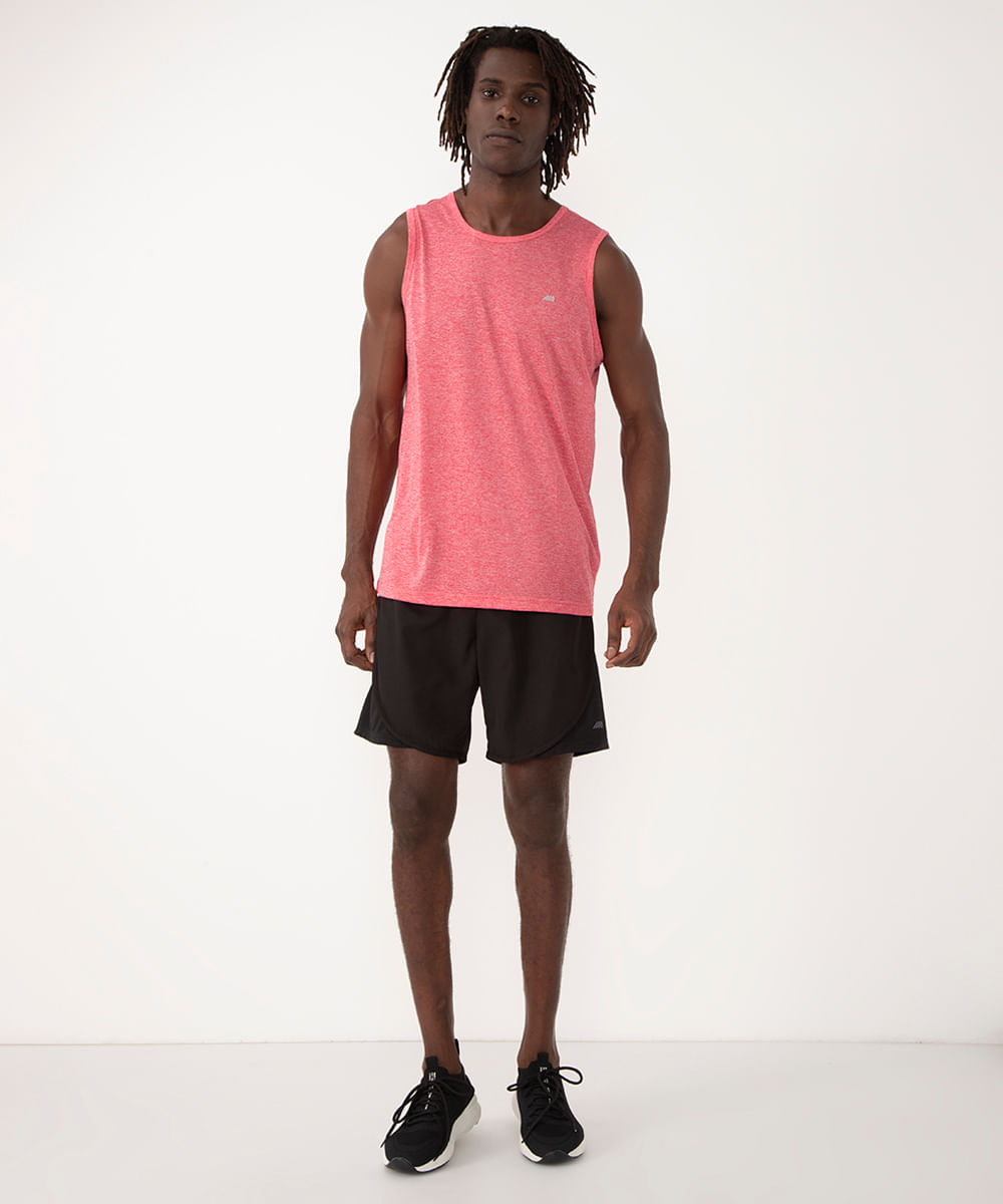 regata esportiva gola careca vermelho