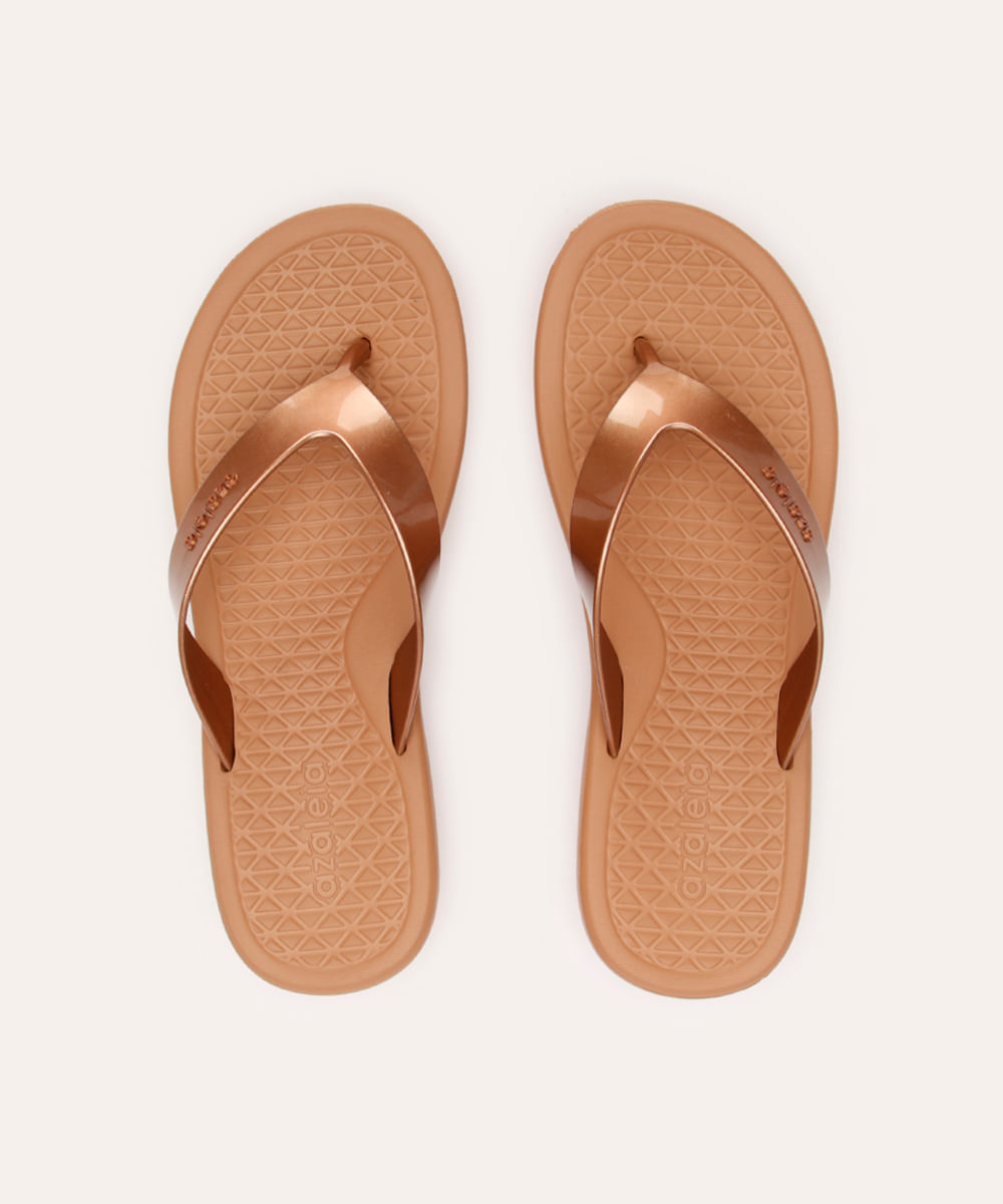 chinelo iza new light azaleia marrom