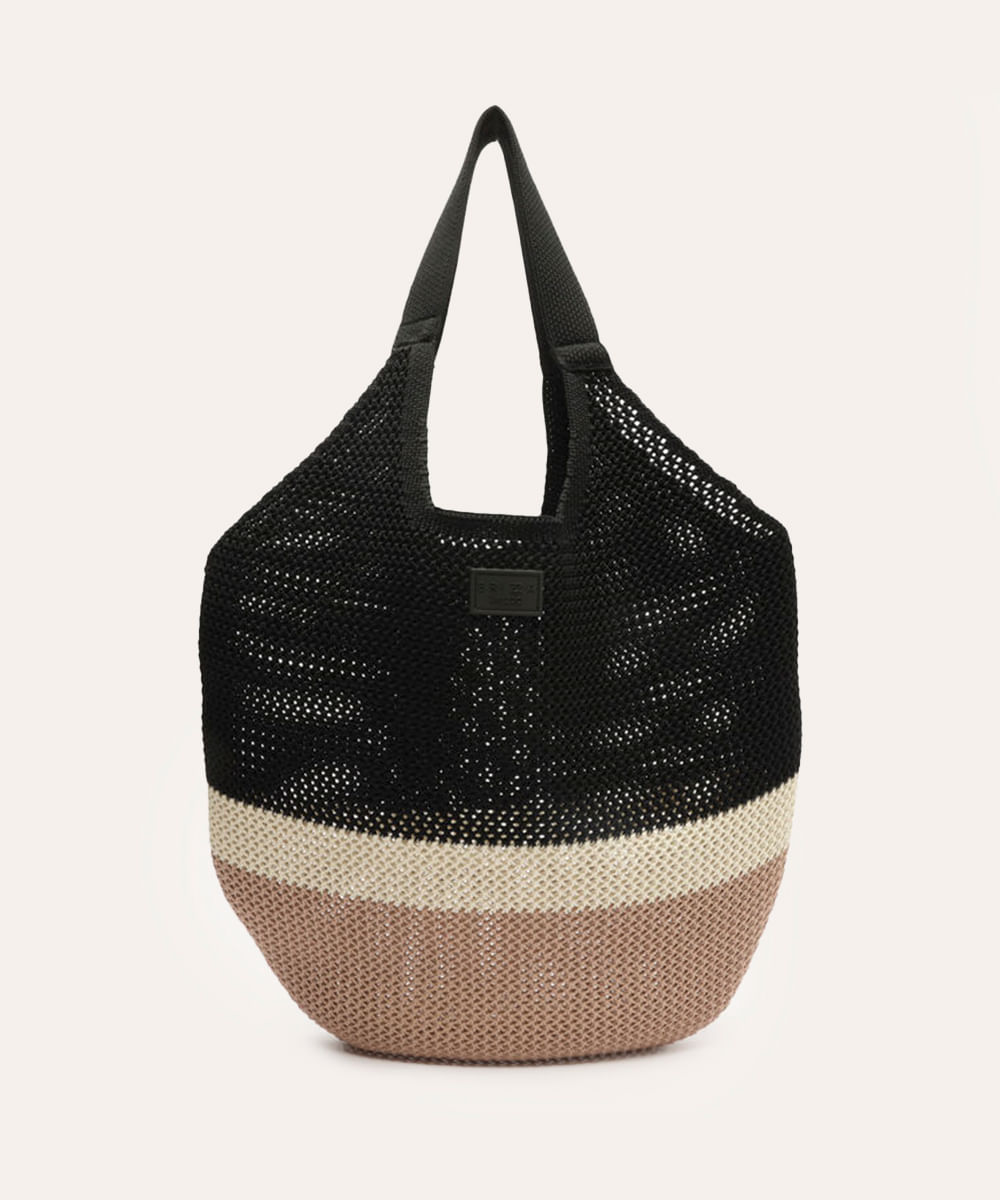 bolsa shopper listrada brizza arezzo - multicor
