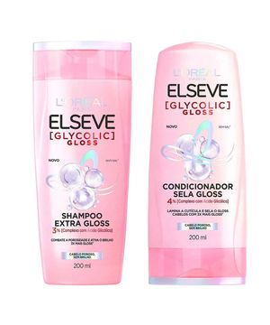 Elseve Glycolic Gloss Kit – Shampoo + Condicionador