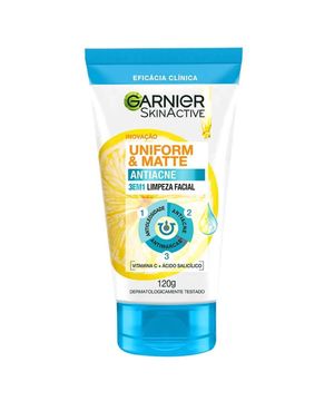 Garnier Adeus Acne Kit - Limpeza Facial 3 em 1 + Sérum Antiacne