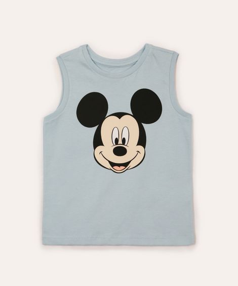 regata de algodão infantil mickey azul