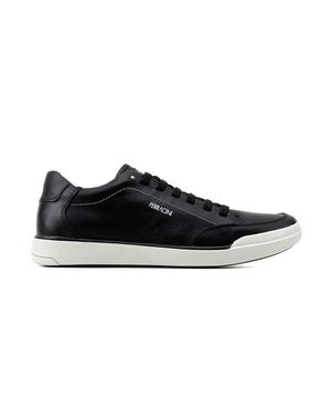 Tênis Ferracini Casual Star 1059 Couro Preto