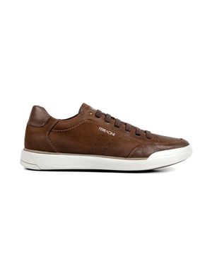 Tênis Ferracini Casual Star 1059 Couro Chocolate