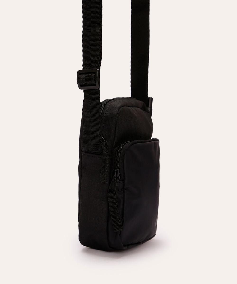 bolsa shoulder esportiva preta