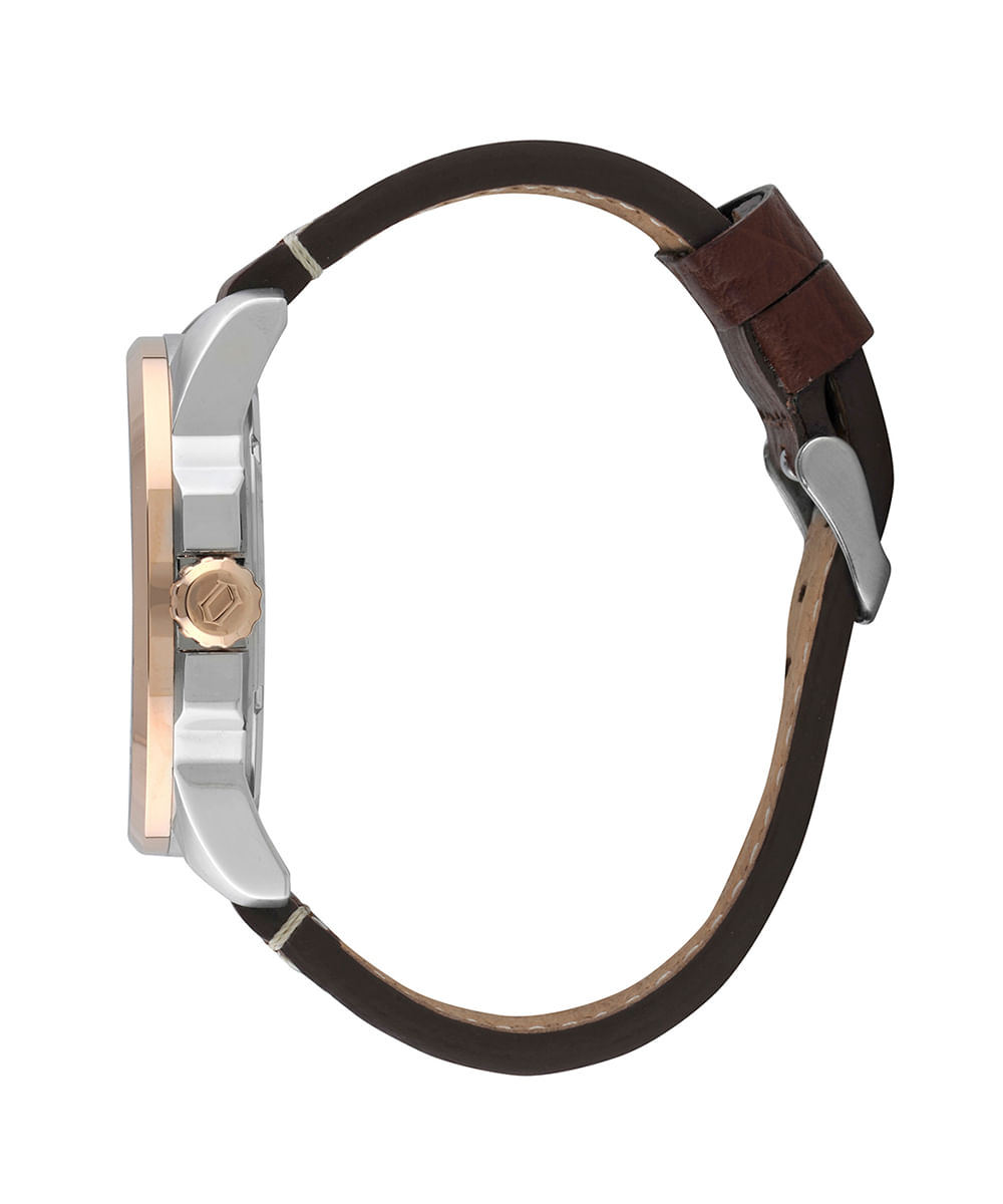 relógio orient mtscm004 d1mb multifunção marrom