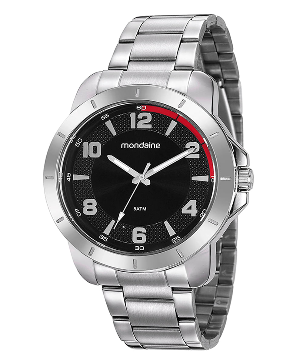 relógio mondaine 99531g0mvne1kf analógico prateado
