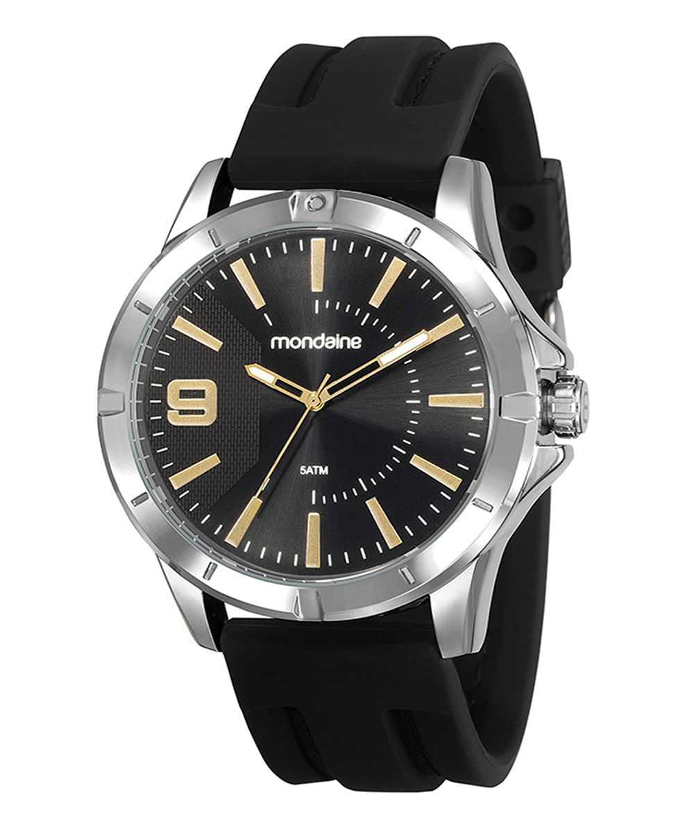 relógio mondaine 99405g0mvni2kf analógico prateado