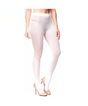 Meia-Calça Selene Opaca Fio 40 Feminina Branco