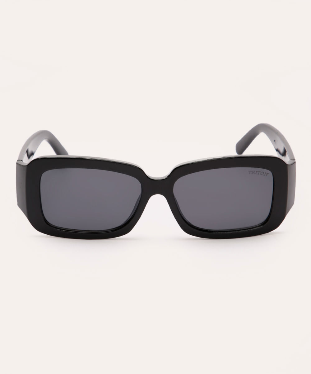 óculos de sol oval triton preto