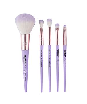 kit de pincéis e necessaire klass vough hello kitty  essential beauty brush set