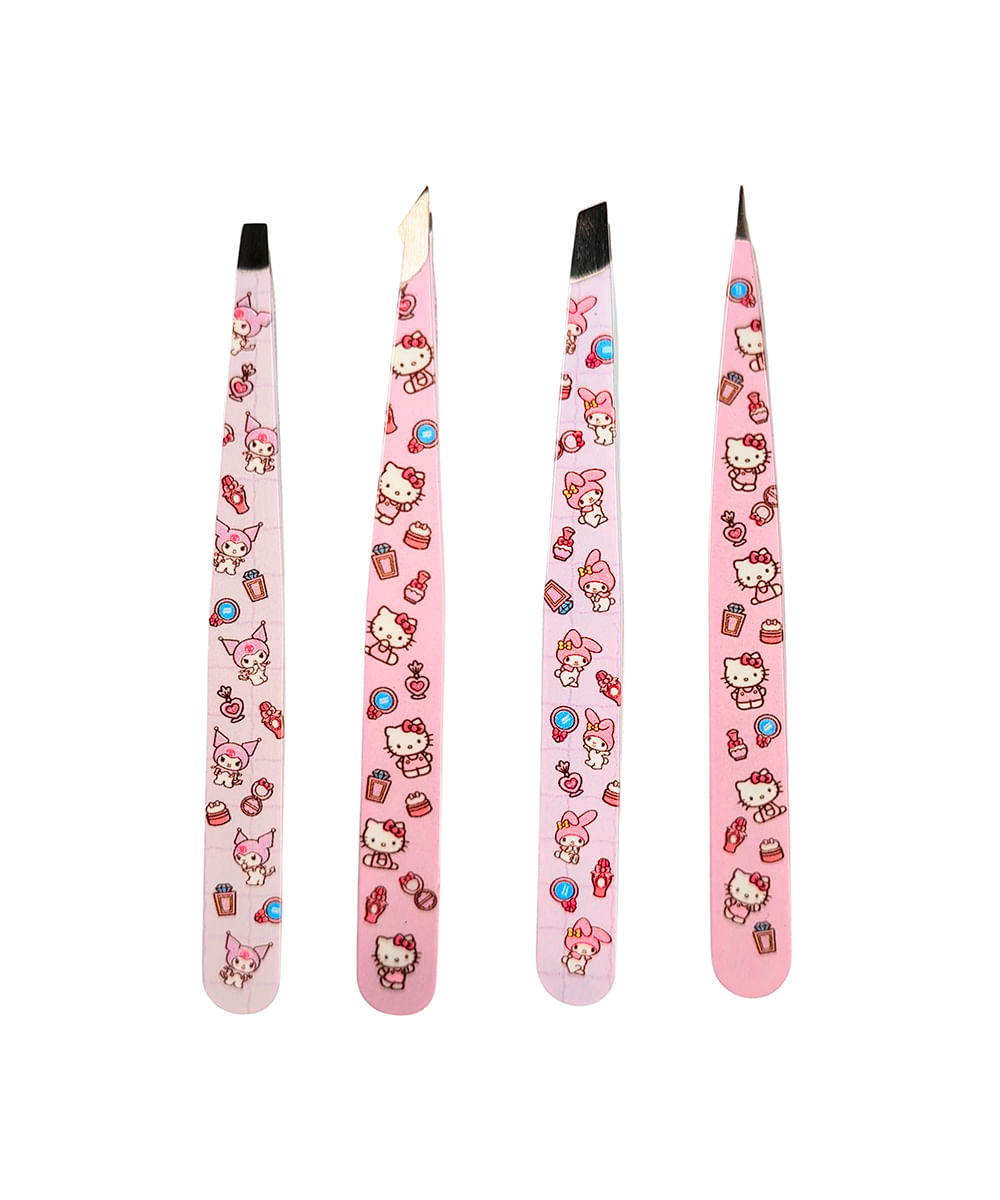 kit de pinças klass vough hello kitty perfect pinch tool kit rosa