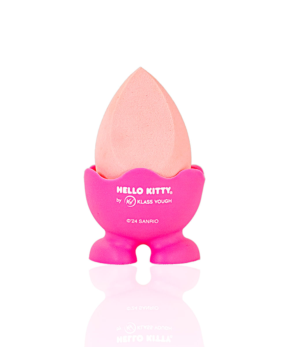 esponja gota e porta esponja klass vough hello kitty rosa