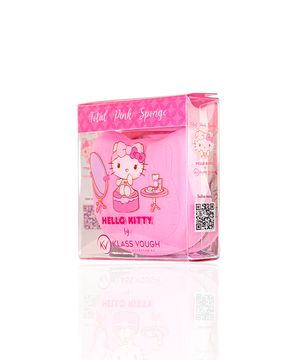 esponja de maquiagem klass vough hello kitty rosa