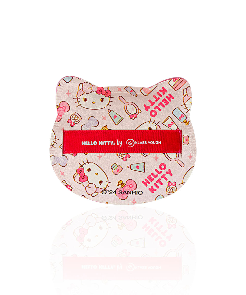 esponja de maquiagem klass vough hello kitty rosa