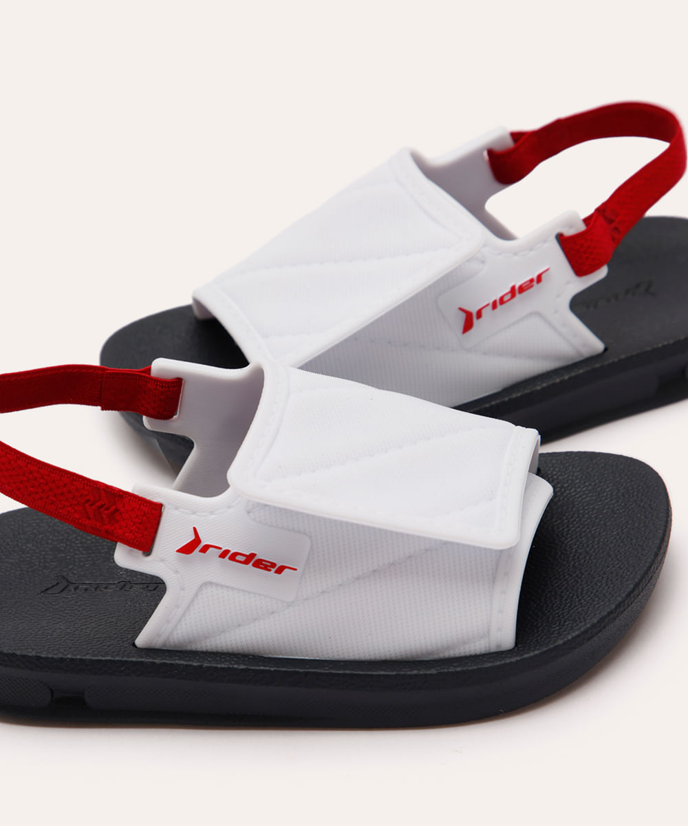 chinelo slide infantil rider azul