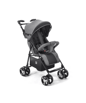 Carrinho de Passeio P/ Bebê Flick Até 15kgs Cinza Multikids