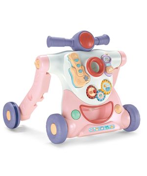 Andador Triciclo e Patinete Infantil Meu Robô Rosa Maxibaby