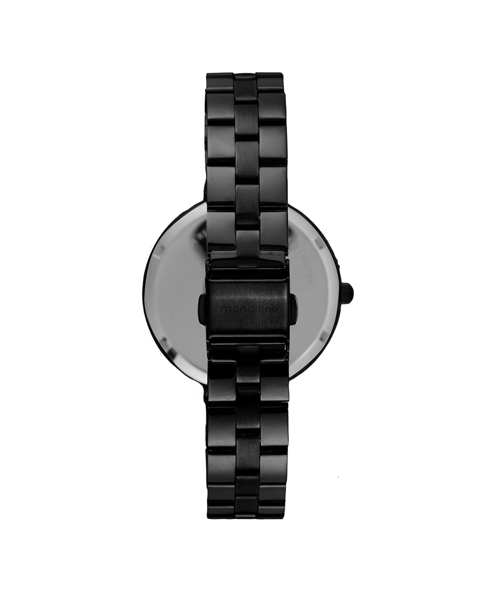 kit relógio feminino mondaine 32670lpmvpe3kb analógico preto