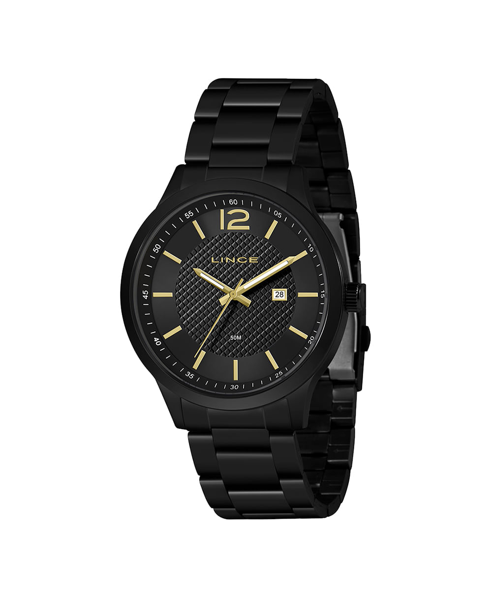 relógio lince  mrn4690l p2px analógico-calendário preto