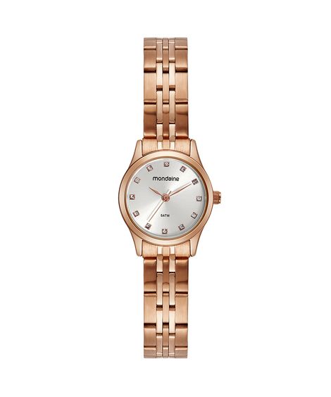 relógio mondaine  32493lpmvre3kf analógico rosê