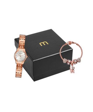 relógio mondaine  32493lpmvre3kf analógico rosê