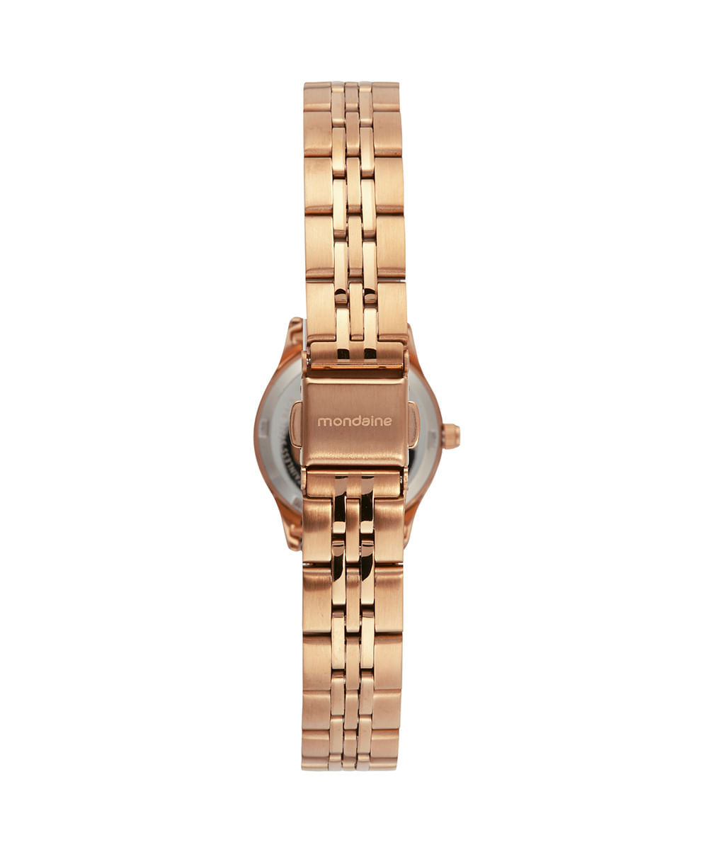 relógio mondaine  32493lpmvre3kf analógico rosê