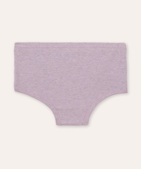 kit de 2 calcinhas de algodão infantil colorido