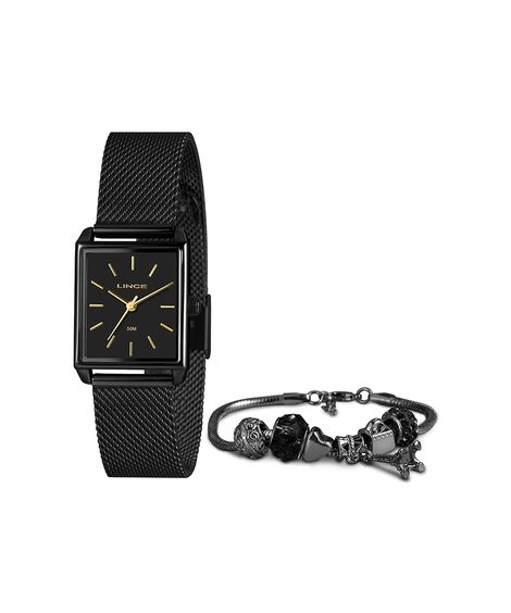 relógio lince  lqn4766l25 ka4bp1px analógico preto