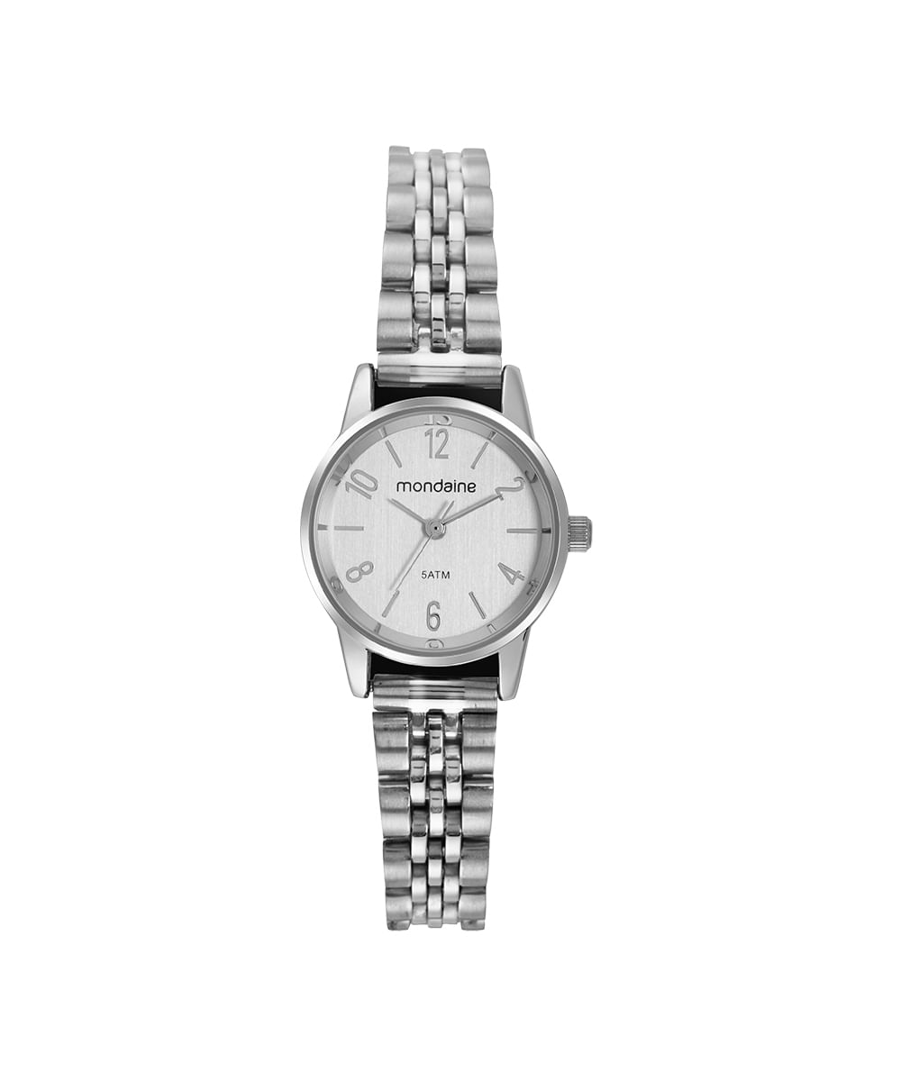 relógio mondaine  32694l0mvne3ka analógico prateado