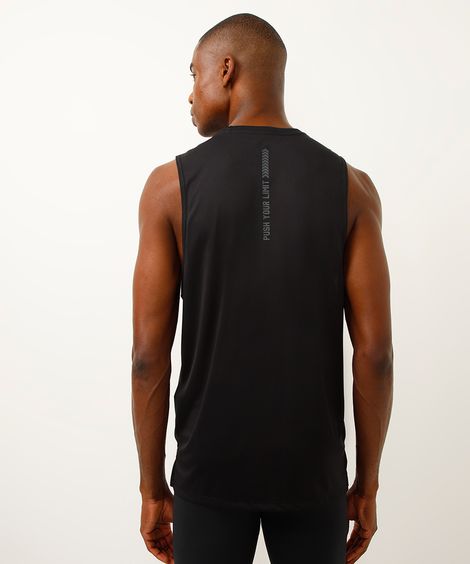 regata esportiva machão muscle fit preto