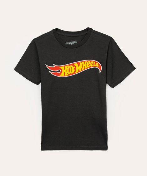 camiseta de algodão infantil hot wheels chumbo