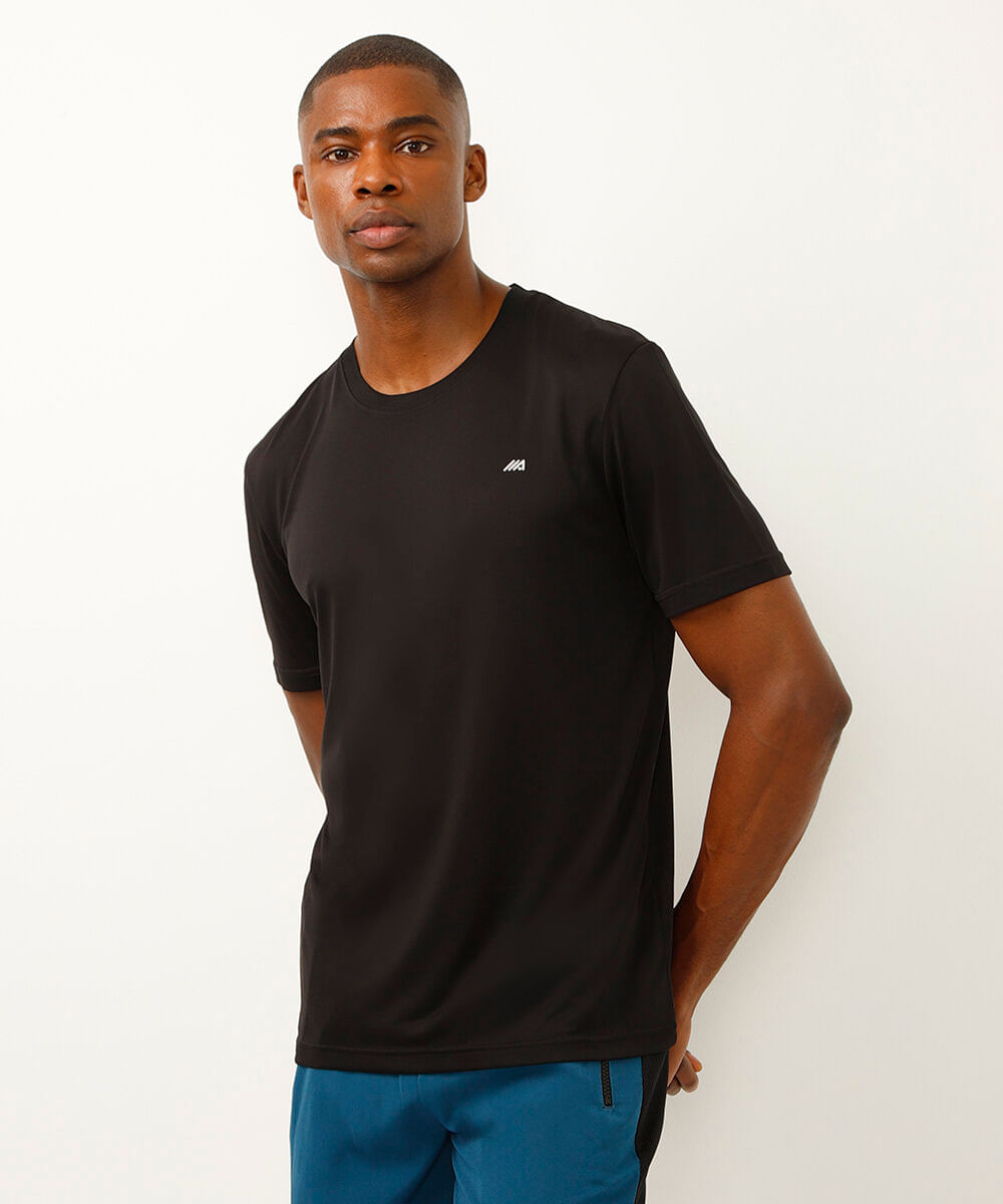 Camiseta Ace Basic Dry Cinza Mescla