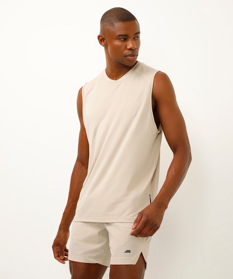 regata machão ultra strech cea sports bege