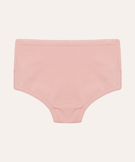 kit de 2 calcinhas de algodão infantil colorido