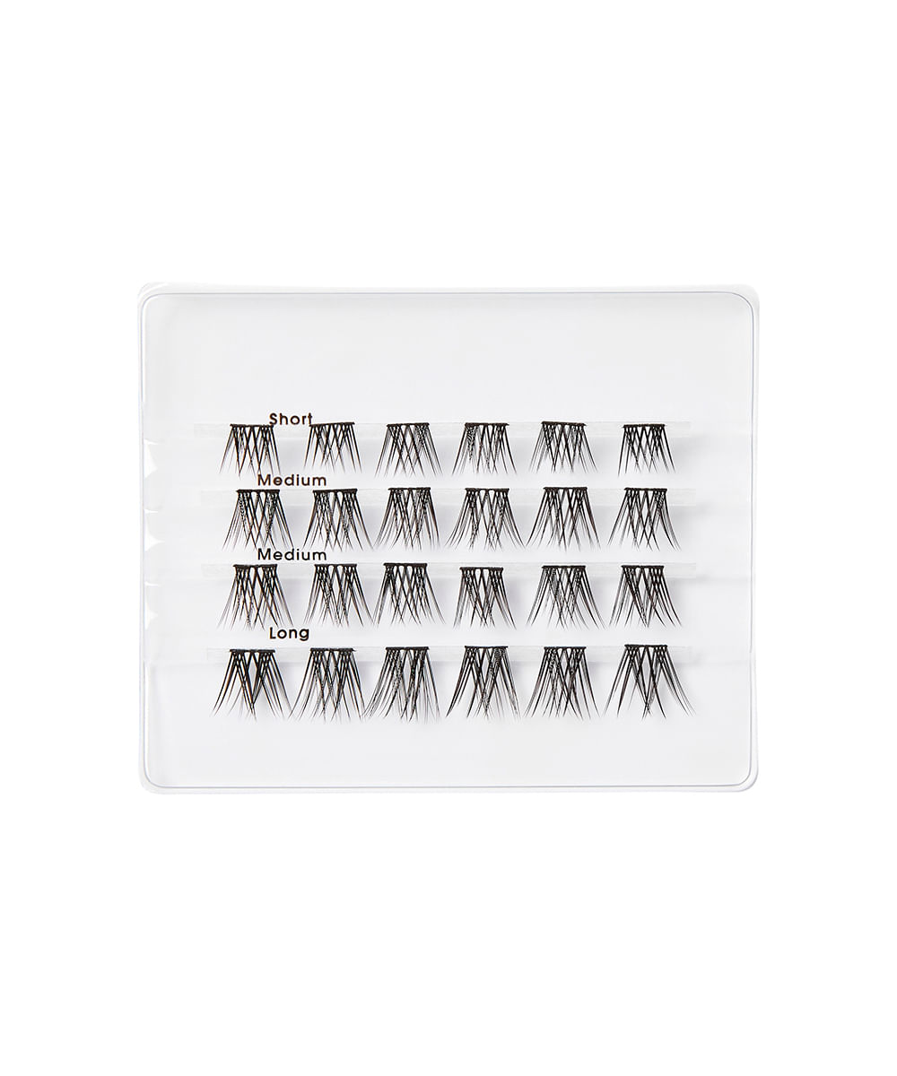 cílios kiss falscara multipack petite volume wisps preto