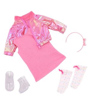 Conjunto de Roupa Our Generation Vestido Splash of Pink