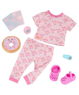 Conjunto de Roupa Our Generation Pijama Dreaming of Donuts