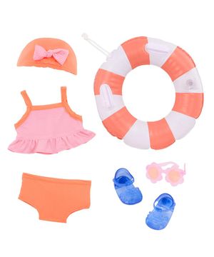 Conjunto de Roupa de Praia Our Generation Floaty Fun