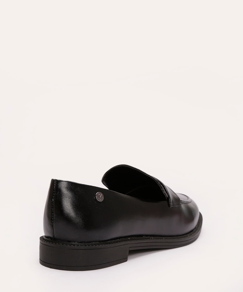 mocassim de poliuretano via uno preto