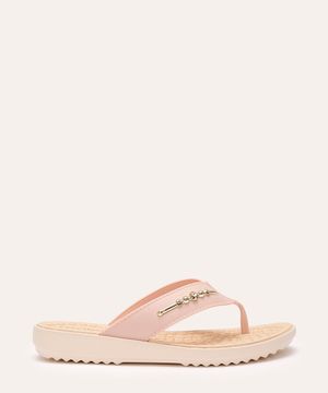 chinelo flatform azaleia rosa